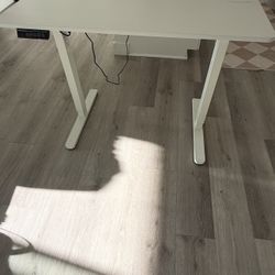 White Standing Desk