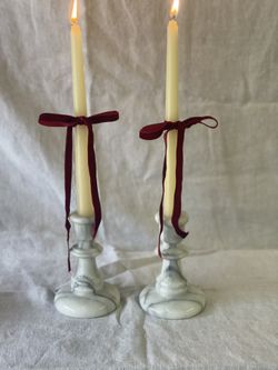 Marble Candle Holders 