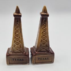 Vintage Salt & Pepper Shakers Texas Tower Japan