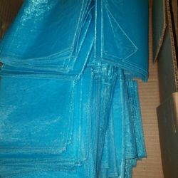 Blue teal chair sashes