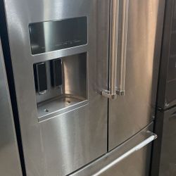 KITCHENAID KRFF507ESS 26.8-cu ft French Door Refrigerator  O0V