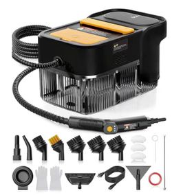 Multifunctional High-Pressure Steam Cleaner - High Temp Sanitizing with Attachments
