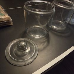 3- Large Glass Jars
