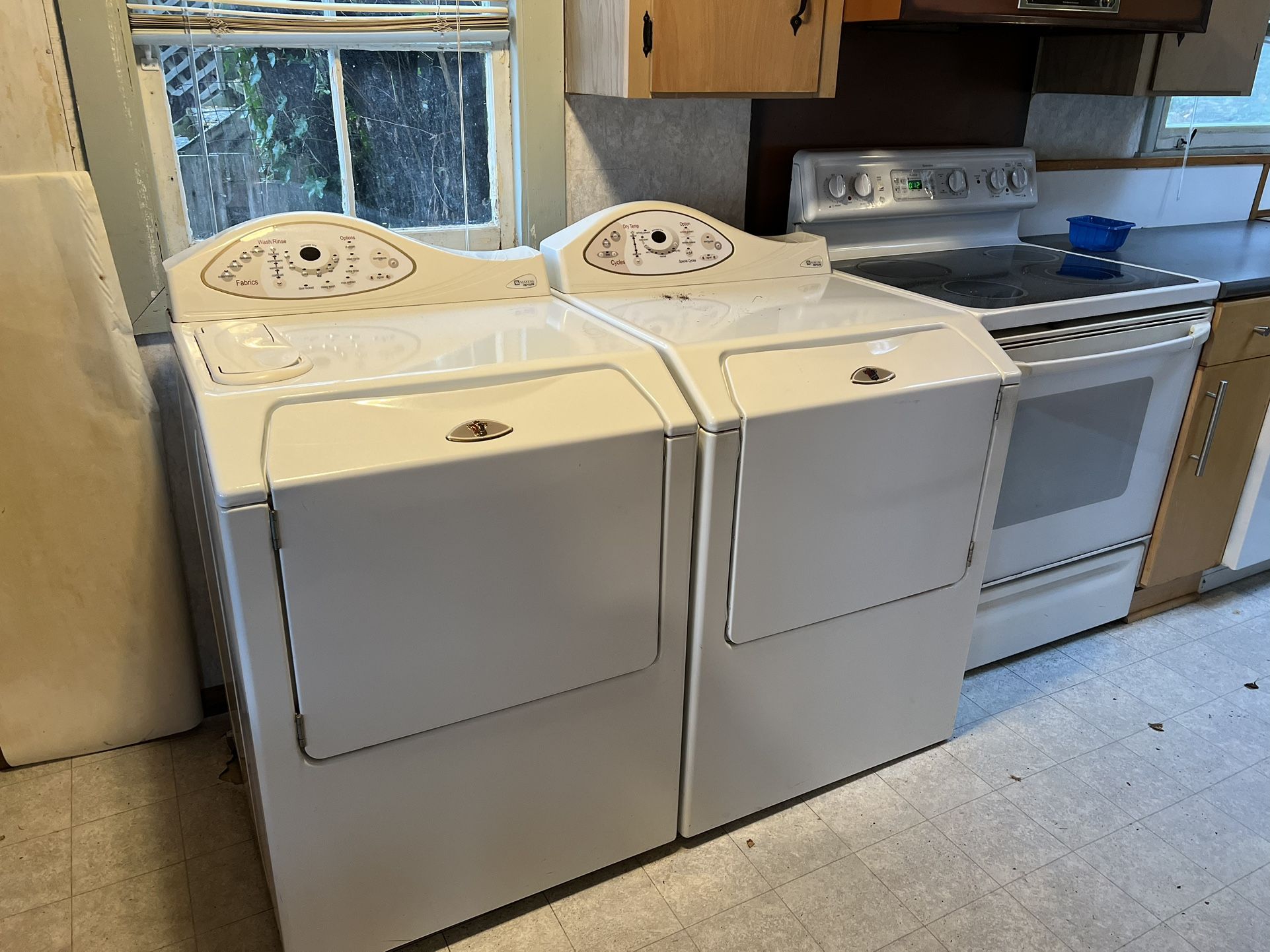 Dropped Price - $150 For SET - 2015 Maytag Neptune Series Full Size Washer/Dryer SET