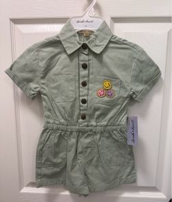 New! Derek Heart Romper *Size 5