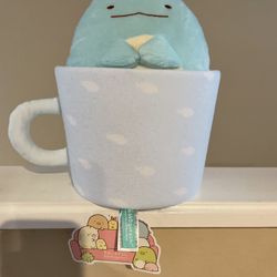 Brand New Authentic Sumilkogurashi Plush In A Cup
