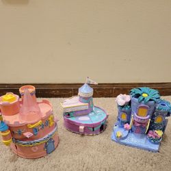 Vintage POLLY POCKET Trendmasters Castles
