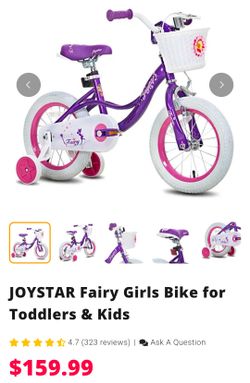 Road Fairy 14 " Chromewheels Bicycle + Safety Helmet
