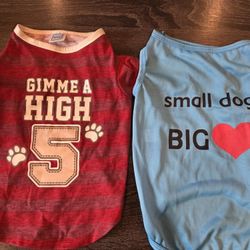 2 Small Dog Shirts