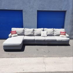 Beautiful sectional couch gray, 🛋 very clean