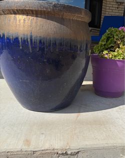 Large Ceramic Planter $40 Firm!