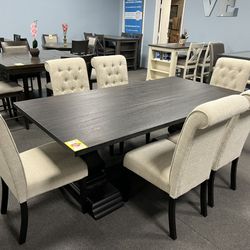 7PC Formal Dining Table Set 💥SALE💥