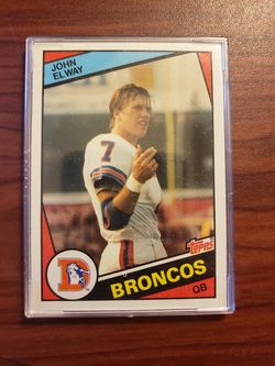 1984 topps john elway