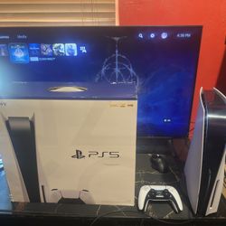 Ps5 And 43” Samsung Crystal UHD Cu7000