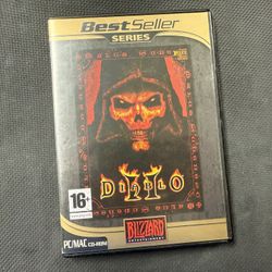 DIABLO II 2 - Best Seller Series - Blizzard (PC /MAC, 2000, CD-ROM) With Manual 