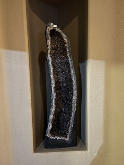 3 Foot Tall Ametrine Amethyst With Citrine. 