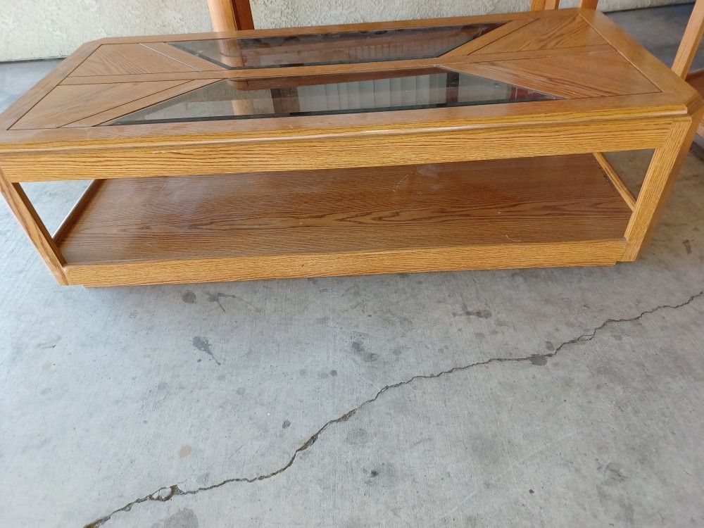 Coffee Table And One End Table 
