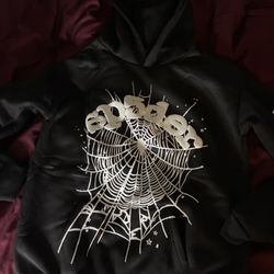 Black Spider Web Graphic Hoodie Gothic 