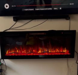 Wall fireplace