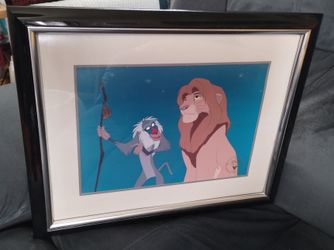 1995 Disney Store Exclusive Lion King Lithograph Print