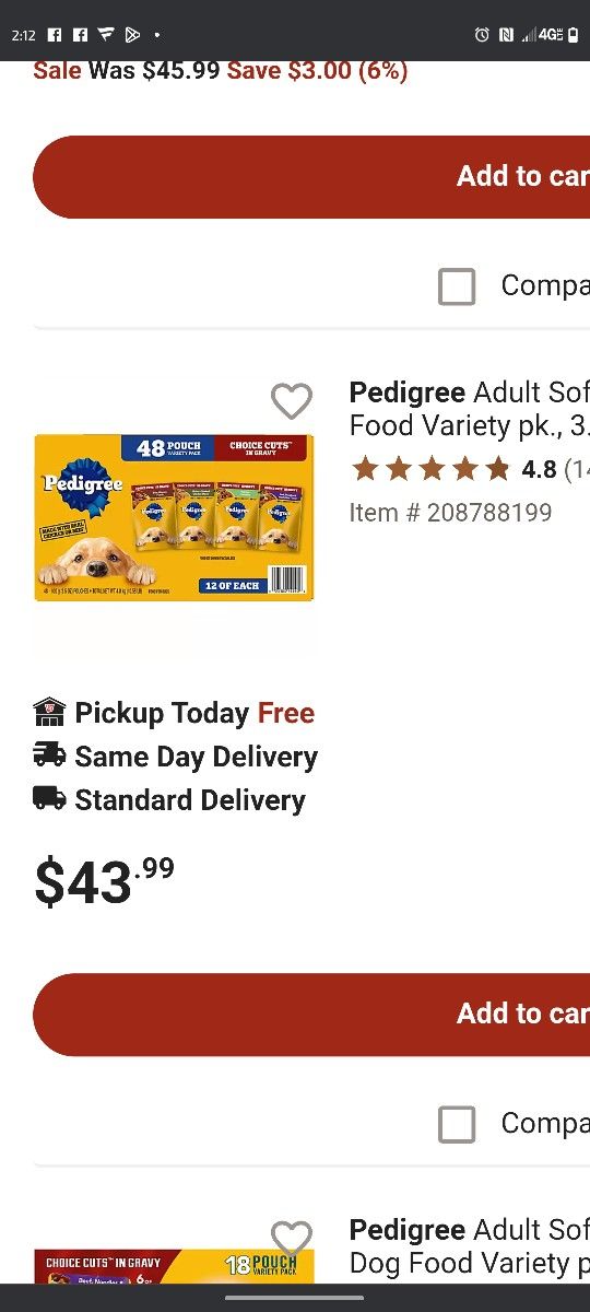 Pedigree Wet Dog Food