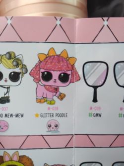 New L.O.L. Surprise Fuzzy pet's REAL lol (GOLD) *GLITTER POODLE* = RARE