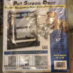 PET SCREEN DOOR 