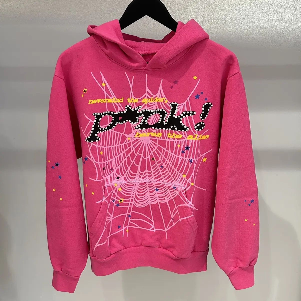 Pink ‘P*nk’ Spider Hoodie