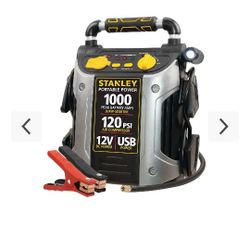 Stanley 1200 Watt 12 Battery Jumper Brand New 