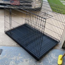 Foldable Metal Wire Dog Crate 48”x 30 X 32.5