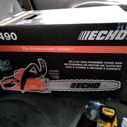 Echo CS-490 50.2cc Gas Powered Chain Saw