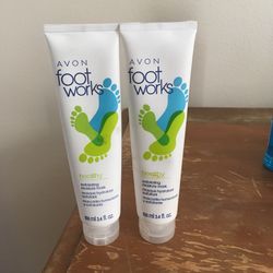2 bottles of Avon foot works 100ml or 3.4fl.oz $10