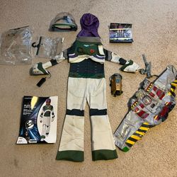 Child Kids Small 4-6 Buzz Lightyear Halloween Costume with Laser/Jetpack PartyCity