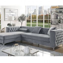 Gray Sectional Sofa With Storage