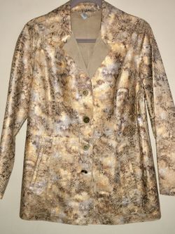 Lightweight leather jacket