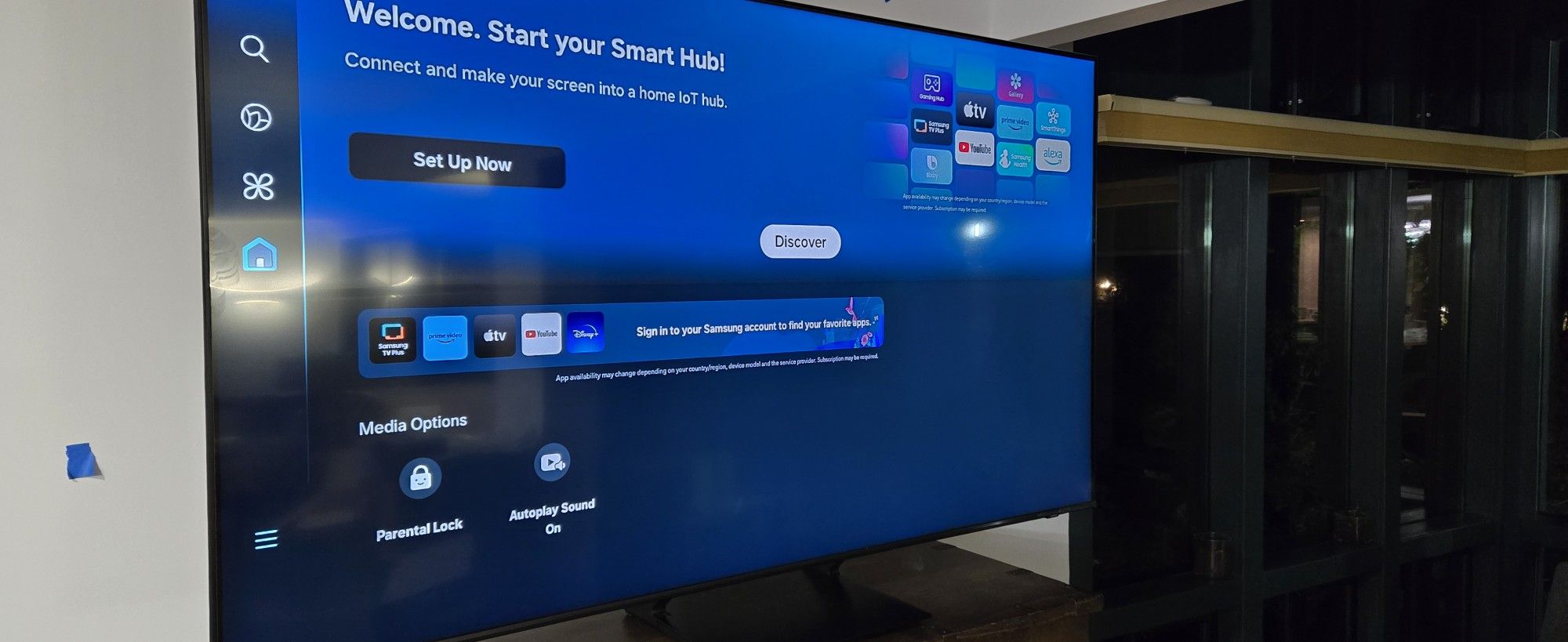 65in 4k Samsung TV
