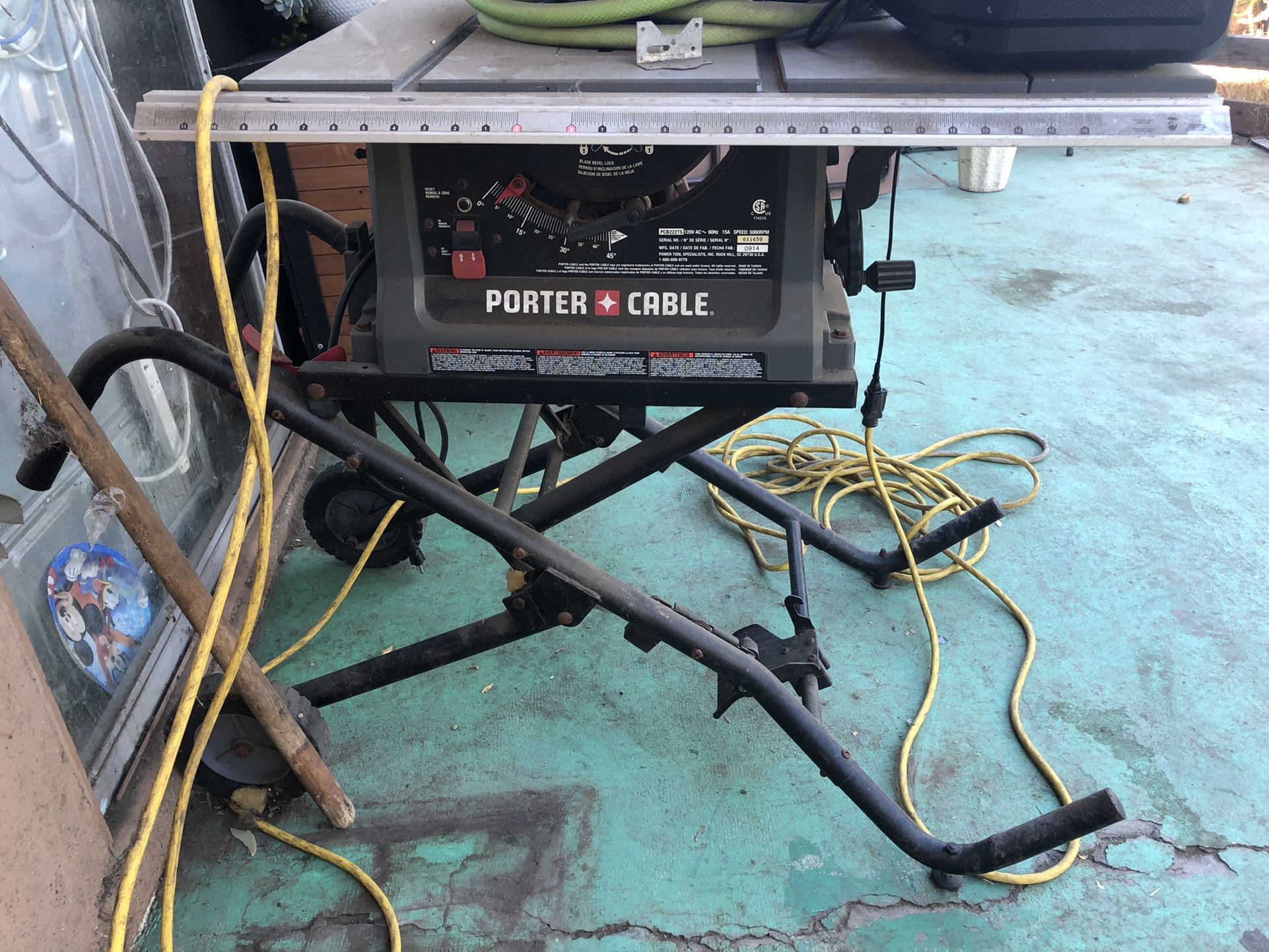 Porter Cable Saw Machine