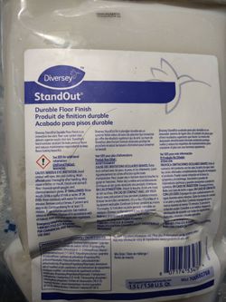 diversey standout heavy duty floor wax