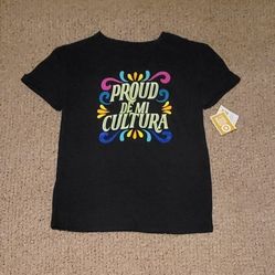 NWT WOMENS LATINO HERITAGE MONTH T SHIRT BLACK SIZE L 