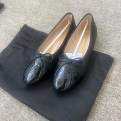 Black Chanel Flats 