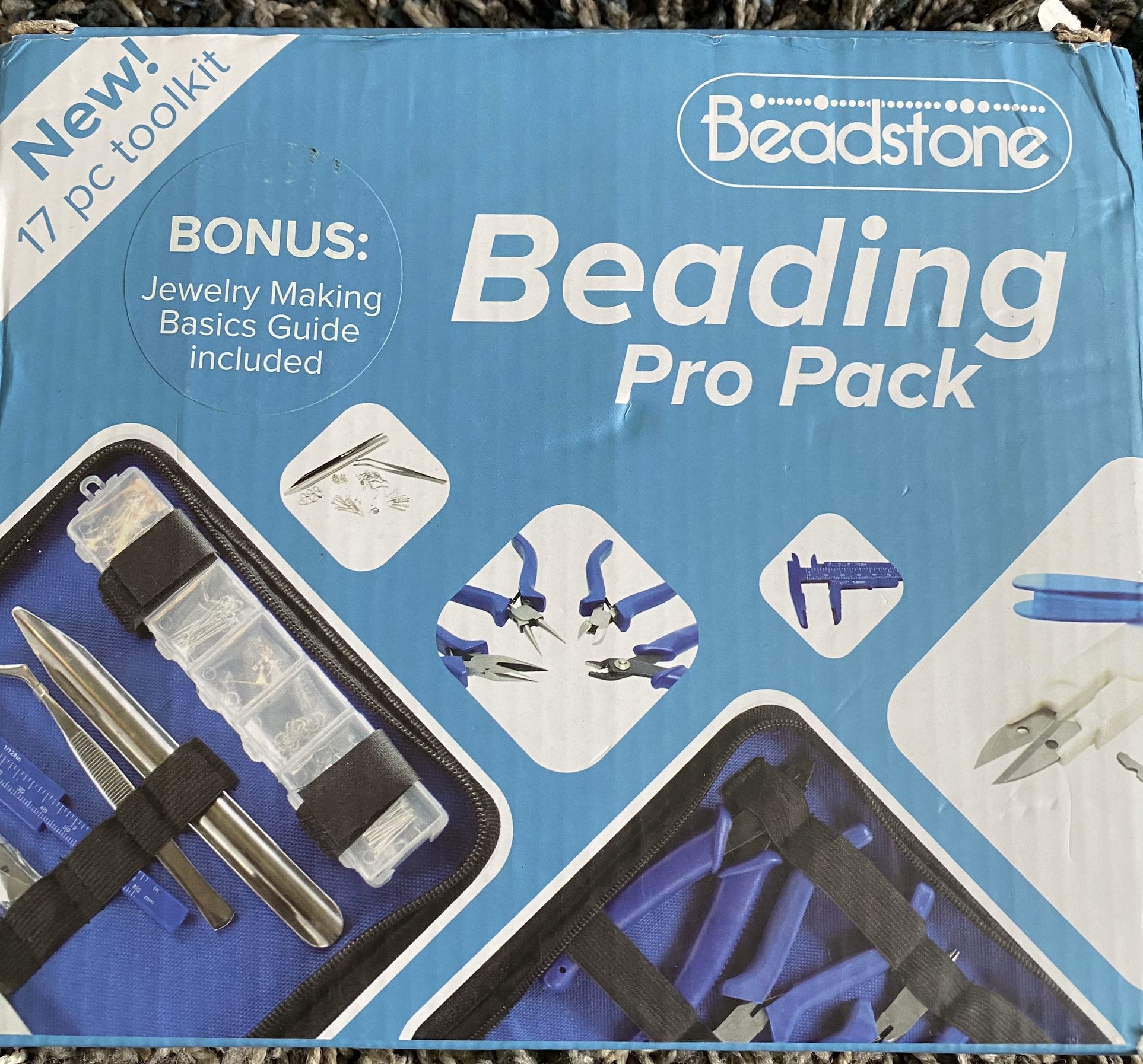 Beadstone Beading Pro Pack 17 pc Tool Kit