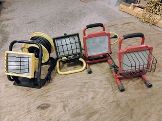 Four halogen lights