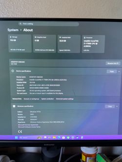 i7 MSI mortar gaming computer