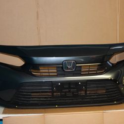 Honda Civic LX Ex Sport Front Bumper With Grill 2023-2024