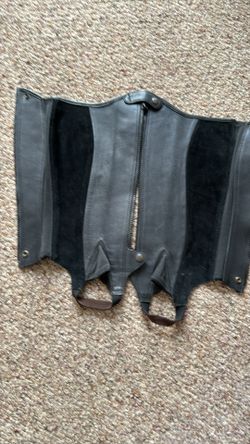 Black Half Chaps