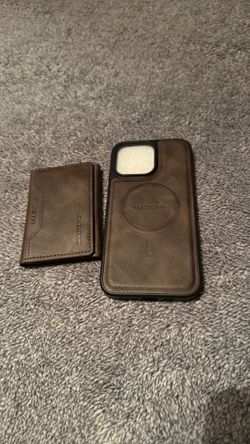 Fundas magnéticas desmontables para teléfono 2 en 1 compatibles con iPhone 15 Pro Max con tarjetero y bloqueo  compatible con cartera Magsafe, cu