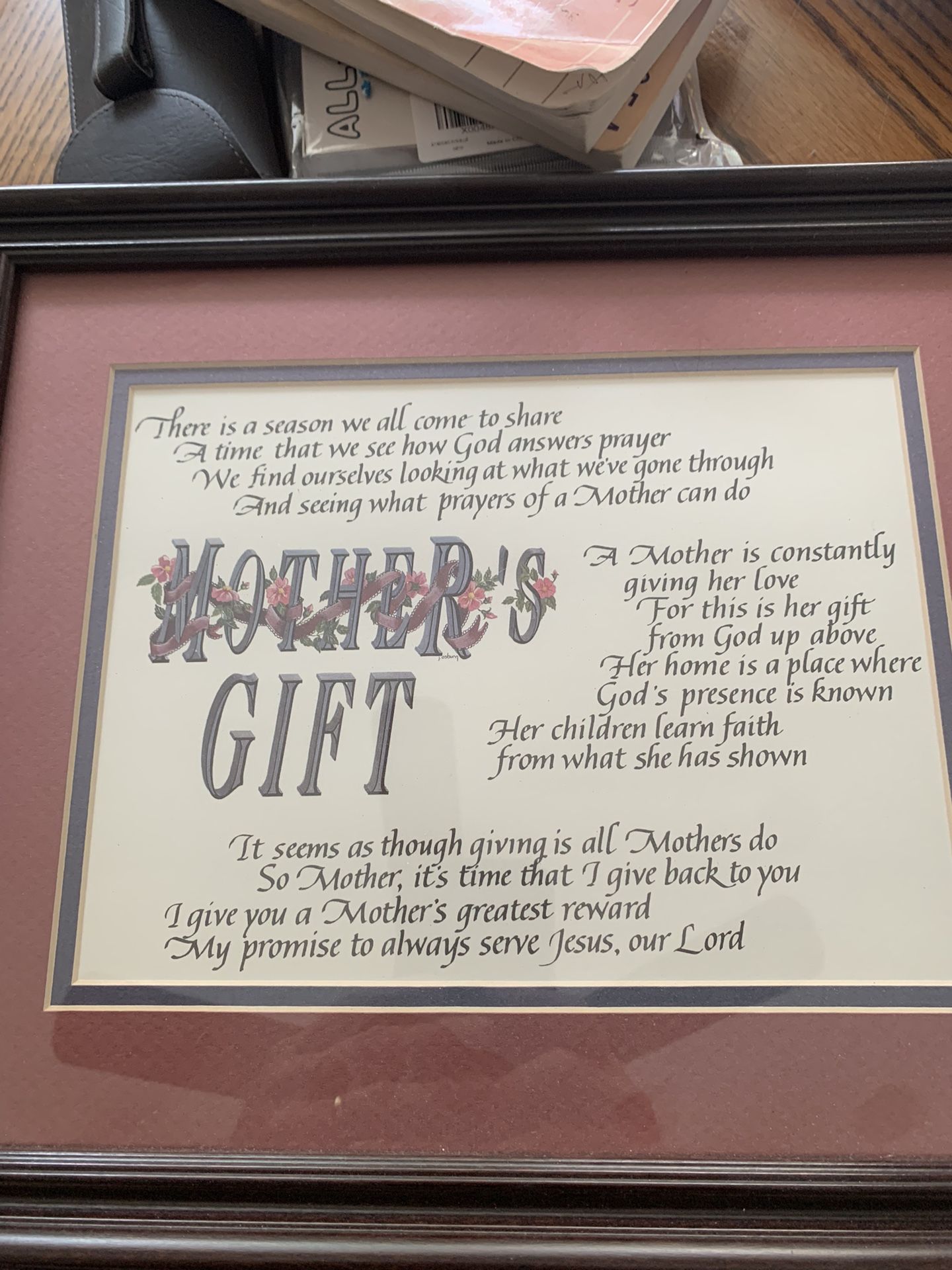 Mother’s Gift Framed Print