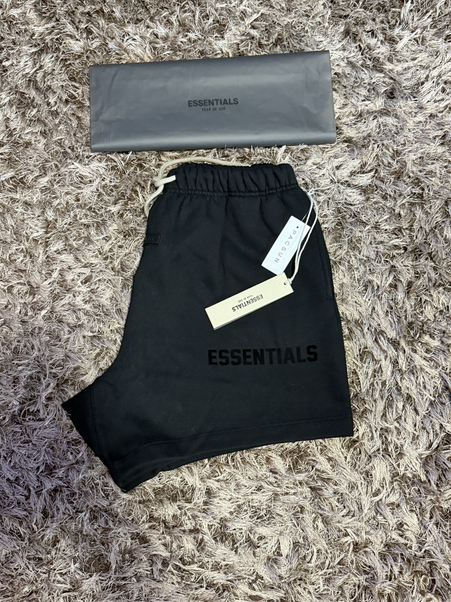 Fear of God Essentials Shorts β Jet Black