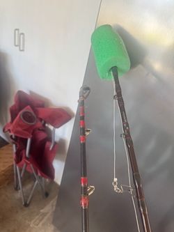 Selling two rods heavy action custom wrapped blank not known.