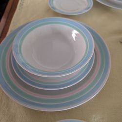 Vtg  Century  Stoneware Place Settings 